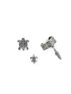 Shein Turtle & Leaf Design Earring Set 3pcs
