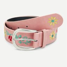 Shein Embroidered Flower Belt
