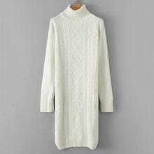 Shein Cable Knit Raglan Sleeve Sweater Dress