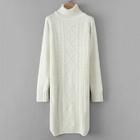 Shein Cable Knit Raglan Sleeve Sweater Dress