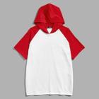 Shein Men Raglan Sleeve Hoodie Tee