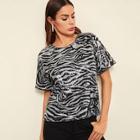 Shein Sequin Panel Top