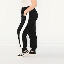 Shein Plus Color Block Side Sweatpants