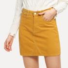 Shein Corduroy Pocket Detail Skirt