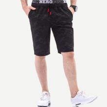 Shein Men Drawstring Waist Solid Shorts