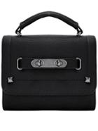 Shein Black Double Turn Locks Flap Bag