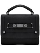 Shein Black Double Turn Locks Flap Bag