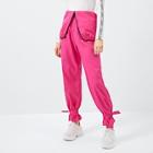 Shein Ruffle Hem High Waist Pants