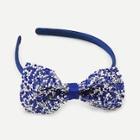 Shein Girls Glitter Bow Decorated Headband