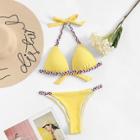 Shein Braided Detail Self Tie Bikini Set