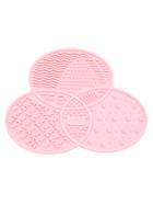 Shein Pink Asymmetrical Makeup Cleaner Plate