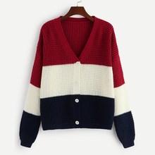 Shein Cut-and-sew Button Up Cardigan