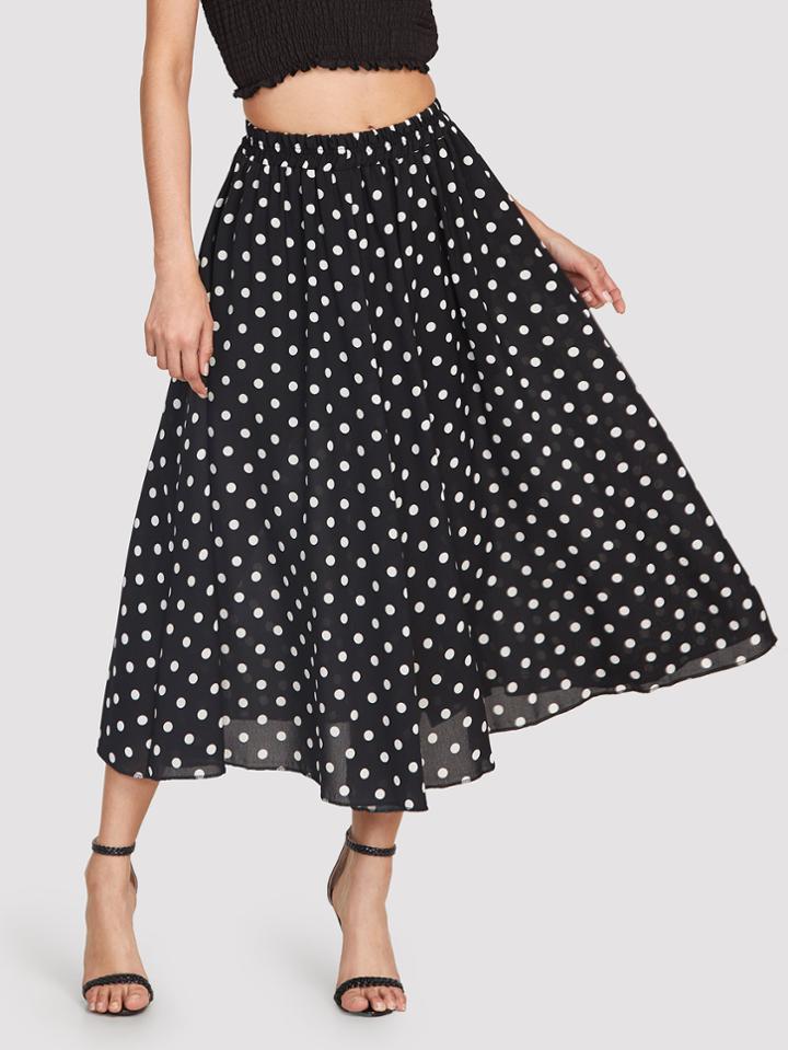 Shein Spot Circle Skirt