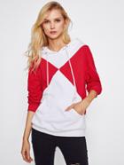 Shein Two Tone Kangaroo Pocket Front Hoodie