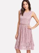 Shein Hollow Out Lace Dress