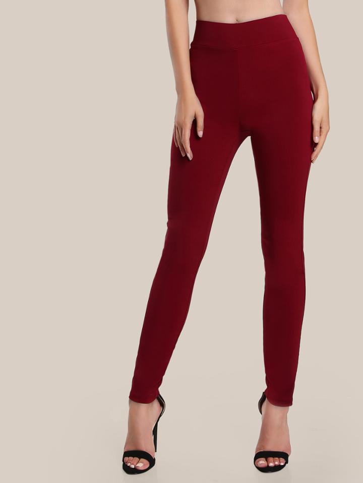 Shein Elasticized Waist Skinny Pants