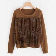Shein Layered Fringe Embellished Jumper