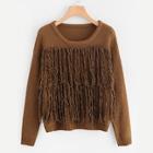 Shein Layered Fringe Embellished Jumper