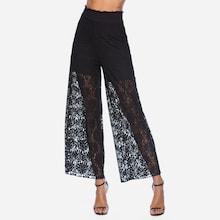 Shein Frill Trim Lace Pants