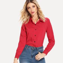 Shein Button Front Shirt