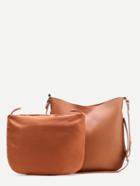 Shein Brown Casual Shoulder Bag With Clutches