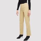 Shein Zip Fly  Straight Leg Solid Pants