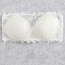 Shein Lace Overlay Bandeau Bra