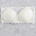 Shein Lace Overlay Bandeau Bra