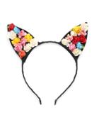 Shein Flower Embellished Cute Ear Headband