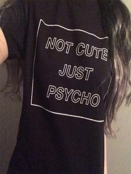 Shein Black Text Funny Couples Dress Shirt