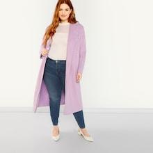 Shein Plus Pearl Beading Coat