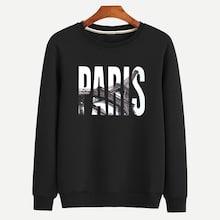 Shein Men Letter Print Sweatshirt