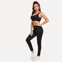 Shein Crop Tank Top And Pants Set