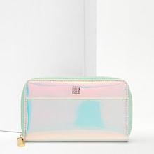 Shein Iridescent Design Zipper Around Purse