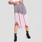 Shein Calico Print Asymmetrical Hem Skirt