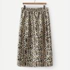 Shein Leopard Pattern Sequin Skirt
