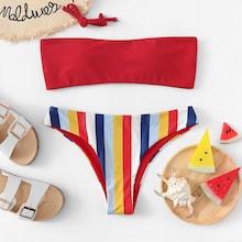 Shein Mix-and-match Random Pattern Bikini Set