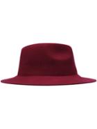 Shein Wine Red Casual Round Oversize Hat