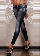 Rosewe Cheap Dark Grey Ankle Length Leggings With Low Waist