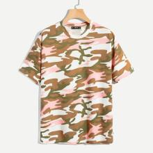 Shein Men Short Sleeve Camo Tee