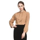 Shein Neck Decoration Bishop Sleeve Blouse