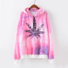 Shein Graphic Print Tie Dye Hoodie