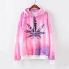 Shein Graphic Print Tie Dye Hoodie