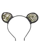 Shein Metallic Cute Ear Headband