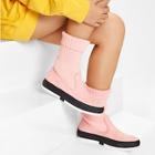 Shein Knitted Shaft Flat Boots