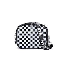 Shein Men Gingham Crossbody Bag