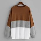 Shein Plus Cut And Sew Sweater