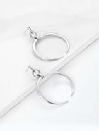 Shein Exaggerated Moon Design Drop Earrings