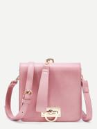 Shein Pu Flap Bag With Convertible Strap