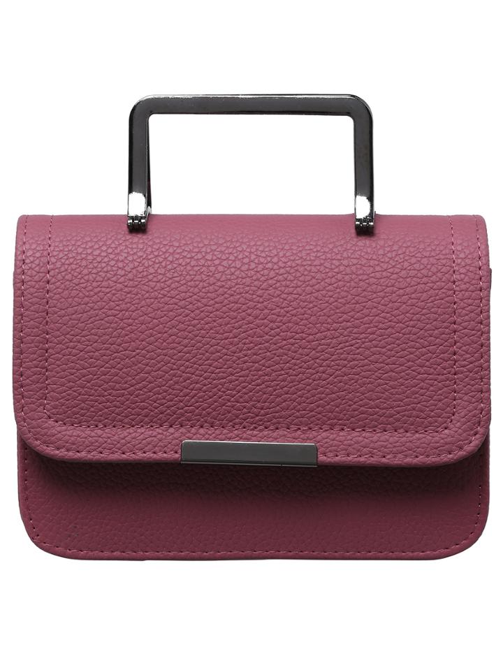 Shein Pink Magnetic Pu Bag